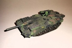 Takara 1/144 World Tank Museum 9. Swedish S-Tank in camouflage. (#167)