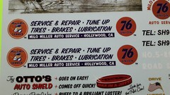 AMT 50 1950 Chevy 3100 Pickup Service Truck 1/25 Union 76 Waterslide Decal Sheet