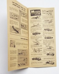 Monogram Hobby Model Kit Catalog Ephemera Vintage 1960s Chevrolet Engine UNUSED