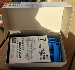 Vintage 1967 Pyro Brass Car 1912 Packard Touring Car Model Kit in box, complete