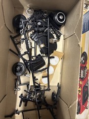 Lot Of 4 Built Started Parts Vintage Model Car Kits FORD With Boxes Lot#042