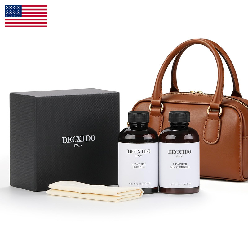 Decxido Leather Care Kitleather Cleaner And Leather Moisturizerleather Care Set