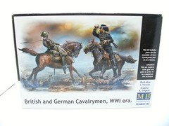 3 Master Box 1/35 scale WWI kits sealed bags in open boxes, Trench diorama