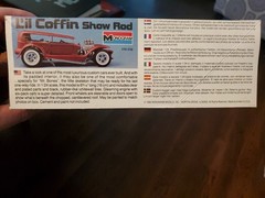 Monogram Li’l Coffin Show Rod Model Kit #2705 – 1985 – New Open Box Complete