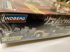 LINDBERG 1/8 THE EXTERMINATOR 2 IN 1 DRAGSTER MOTORIZED MODEL KIT 73045 SEALED