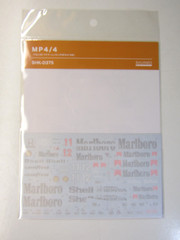 SHUNKO Decal Sheet 1:20 Scale McLaren Honda MP4/4 – # SHK-D375 Suits Tamiya Kit