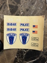Vintage AMT Ford Interceptor Police Car #T227-225 Factory Original