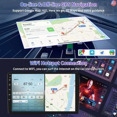 Car Stereo Radio for Hyundai Sonata 2015 2016 2017, 9″ Touchscreen Android 13