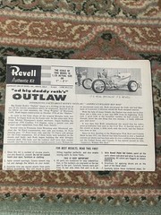 962 Revell H-1282 Big Daddy Roth Outlaw 1/25.Sc Model Kit Unbuilt w/Instructions