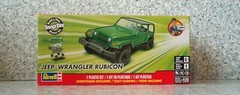 Jeep Wrangler Rubicon 1:25 scale Revell SnapTite Kit Molded In Green