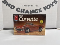 AMT ERTL 1962 Corvette 3 in 1 #6521 1:25 Model Kit 1986 – Sealed