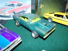 Vintage Lot 6 Built 1:24 Scale Model Car Kits Junkyard Lot Dodge Mopar GTX Charg