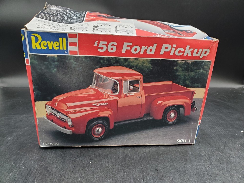 😎🚦🔥Revell 56 Ford Pickup Model Kit 1/25 NOS truck Vintage F-100 Antique 7602