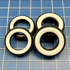 Artillery Wheels w/ Vintage Firestone Tires 1/25 1/24 – SOLD IN PAIRS