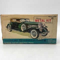 Hubley Model SJ Duesenberg Classic Unassembled Metal Car Kit 1/18 Scale #4864