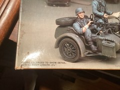 BMW R75 Motorcycle & Sidecar,1/35 Scale,Testors Model Kit