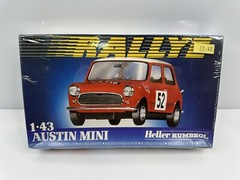 Vintage Heller Humbrol Austin Mini Rallye Model Kit 1:43 France HTF