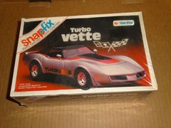 VINTAGE SNAP FIX MODEL KIT CHEVROLET CORVETTE TURBO VETTE NEW SEALED 1980 TX USA