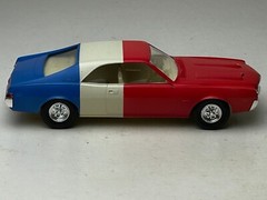 Jo-Han 1969 AMC Javelin SST Promo Car with Original Box, Red to Blue
