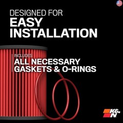 K&N Oil Filter: 20,000 Mile Engine Protection, High Capacity/High