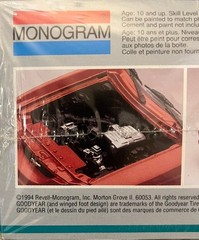 1994 Ford Mustang Indy Pace Car Sealed Monogram plastic model 1/25 scale #2975