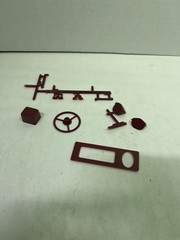 1/12 AMT 370700 1937 CORD SUPERCHARGE 812 CONVERTIBLE MAROON PARTIALLY BUILT KIT