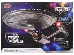 SKILL 2 MODEL KIT USS ENTERPRISE NCC-1701 STAR TREK 1/1000 POLAR LIGHTS POL999 M