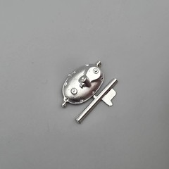 Revell H-1230 Triumph Custom Show Bike Parts Kit Bash Chrome Gear Box Cover #50