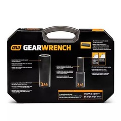 1/2 in. Drive 6-Point SAE/Metric Hi-Viz Deep Impact Socket Set (27-Piece)