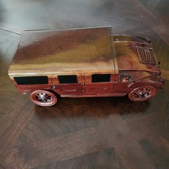 H-1 Hummer Hand Crafted of Reclaimed Mahogany Wood Model Made In Vietnam