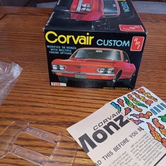 VINTAGE Amt T159-1969 Corvair Custom NIOB MODEL KIT ( CIRCA 1975 ISSUE)