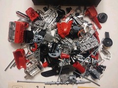1960s Renwal No 802 Visible V8 & AMT 1932 Ford Roadster ALL ENGINE Parts Lot