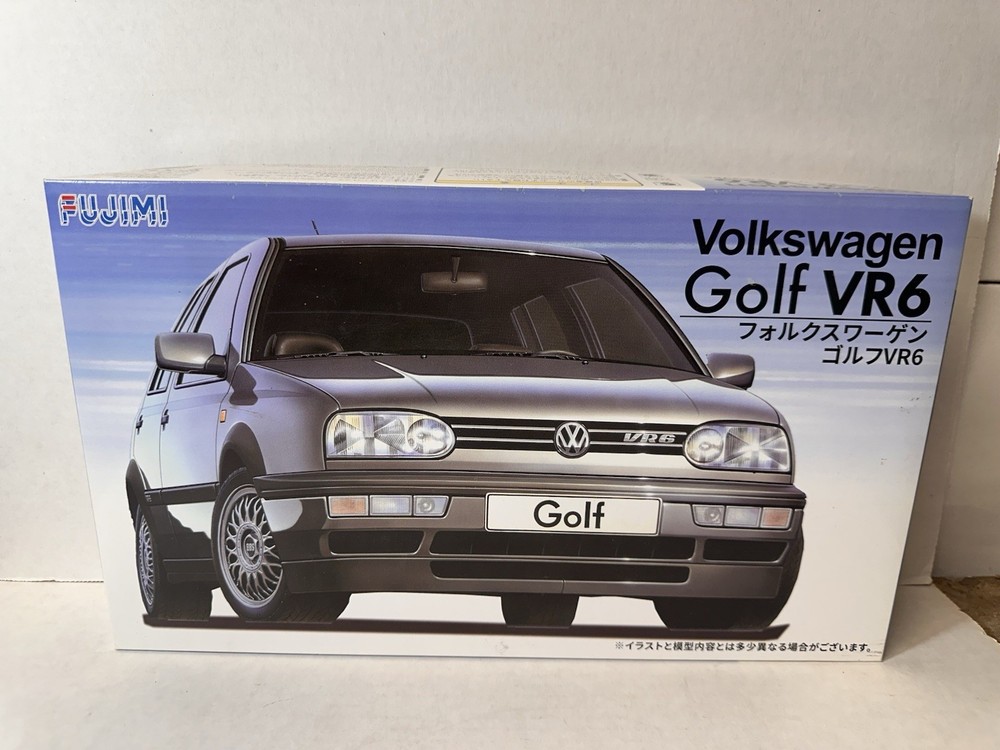 Fujimi Volkswagen Golf VR6 1/24 Model Kit #120935 (STARTED / READ)