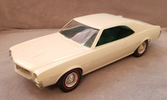 1968 AMC JAVELIN SST Dealer Promo Cream & Green Redlines 1/25 Jo-Han