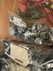 Vintage Model Motorcycle Parts Lot Misc Tires Engines And More