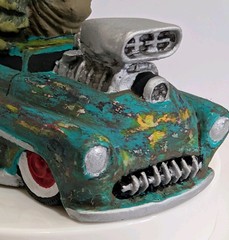Jimmy Flintstone resin Lil Shitzz “The Creature” 49 Merc custom painted bust
