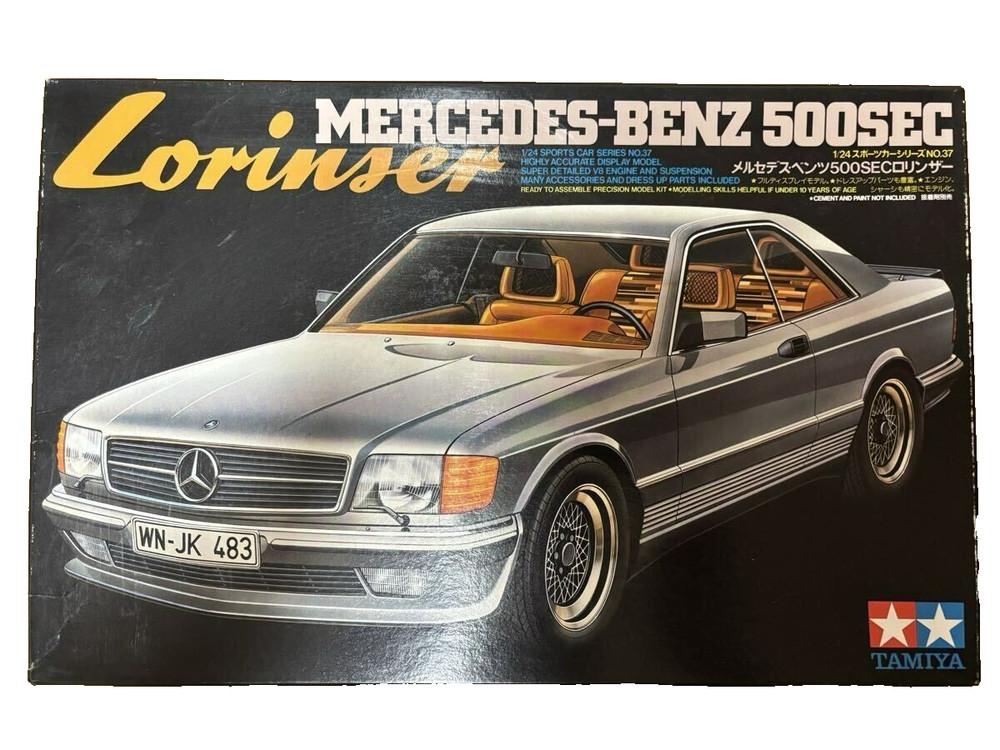 Tamiya Mercedes-Benz 500SEC Lorinser 1/24 Scale Plastic Model Kit Japan