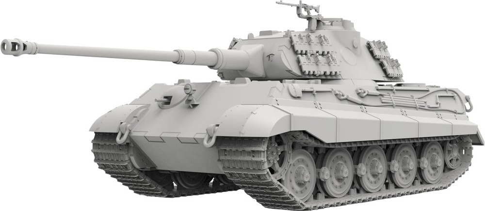 GSI Creos Meng Model 1/72 German Heavy Tank Sd.Kfz.182 King Tiger Porsche Turret