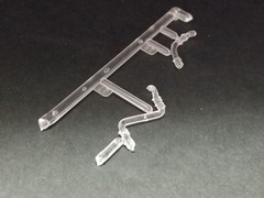 95-98 Chevy Monte Carlo RADIATOR HOSES from NASCAR Monogram 1:24 Model Kit CLEAR