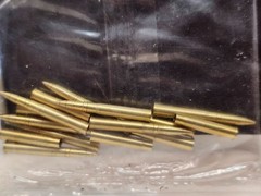 Tamiya 1/35 WW2 German Army Tank Tiger I Brass AMMO 88mm 35189 Diorama Accessory