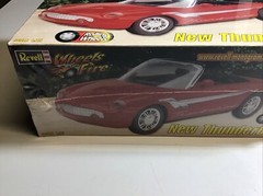 Revell Snaptite Wheels of Fire RED 2003 FORD THUNDERBIRD 1/25 SEALED MODEL KIT