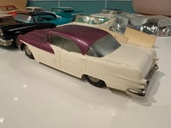 1956 Pontiac Star Chief 4-Door Hardtop Dealer Promo Model Car PURPLE METALLIC
