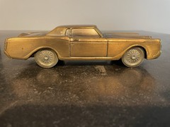 Vintage Banthrico 1969 Lincoln Continental Mark III Metal Bank Promo Car