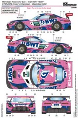 LB Production 1/24 Merc AMG GT3 Evo Team HRT “BWT” DTM 2021 M.Götz Decal LB24094