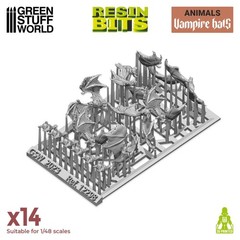 Vampire Bats 1:48 – Decor Modelling Wargames halloween