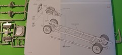 1970 Ford F350 Ramp Truck Moebius 1/25 390 Engine Frame Axle Rear End Suspension