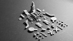 FORD SMALL BLOCK V8 260 289 302 351 – 3D 8 12 18 24 Tamiya Revell Monogram AMT