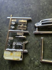 AMT 51 Chevy Hardtop 1:25 Model Parts Grill & Other Chrome parts STK W65C