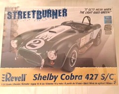 Revell STREETBURNER Ford Shelby Cobra 427 S/C Scale 1/24 Model Kit 85-2828 NIB