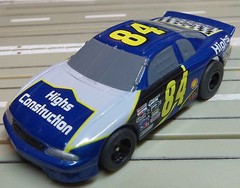 For H0 Slotcar Racing Model Railway – Nascar with Tomy Chassis #EBS631